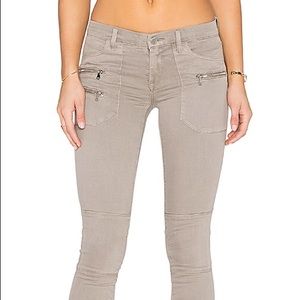 BlankNYC Skinny Classique Gray Moto Jeans